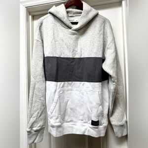 ABERCROMBIE & FITCH MEN LARGE HOODED SWEAT SHIRT SOFT A&F FLEECE Size L